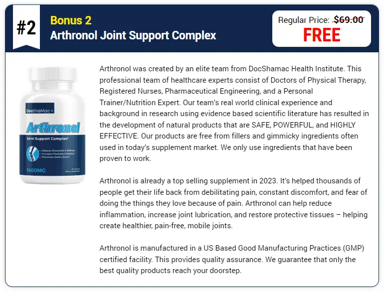 arthronol bonus 2